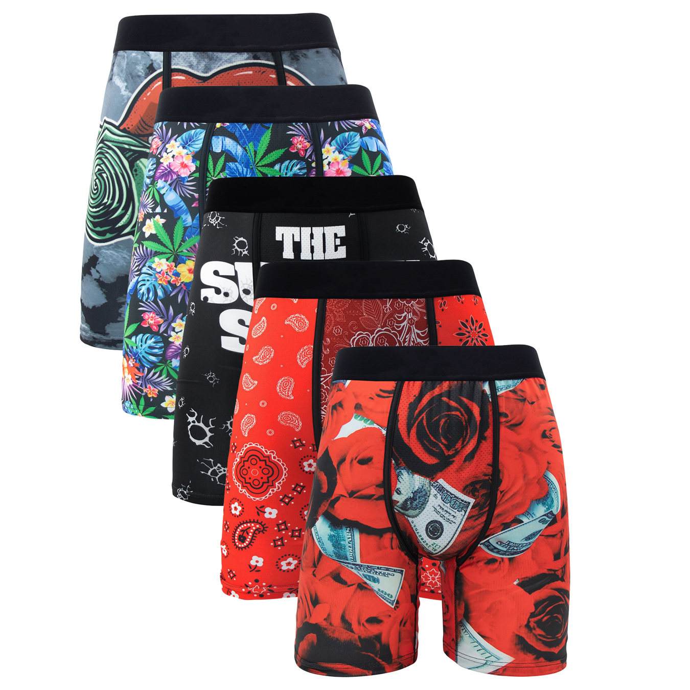 Trunk Breathable Men - 5Pcs Sexy Men's Panties Set Summer