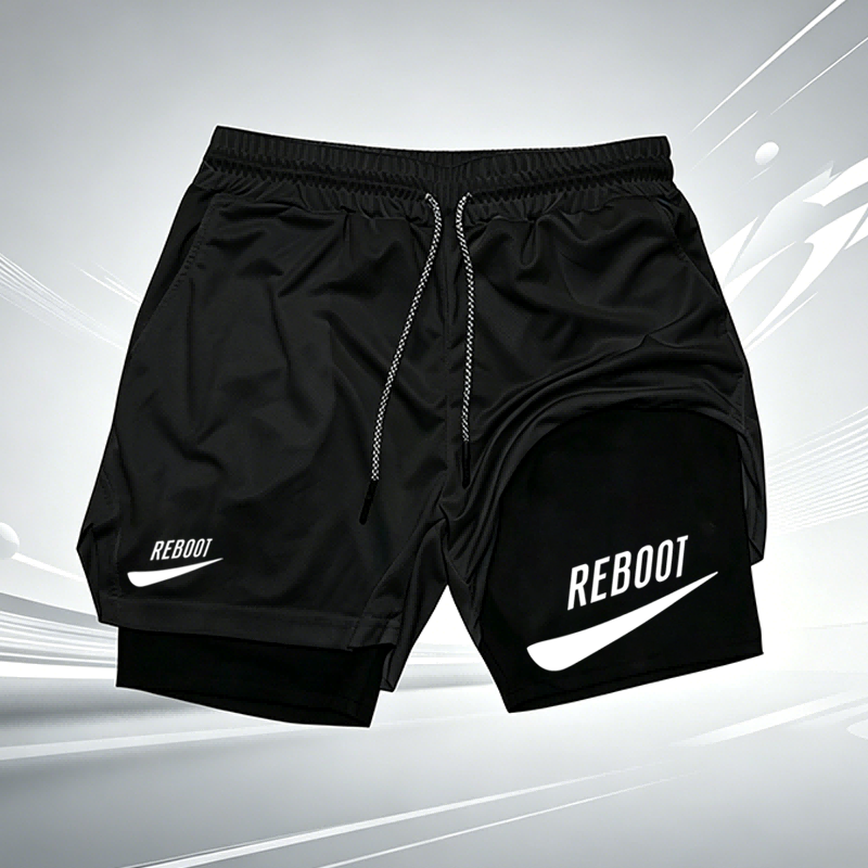 Compression Shorts Athletes - Summer Sport Athletic 2-in-1 Running Shorts