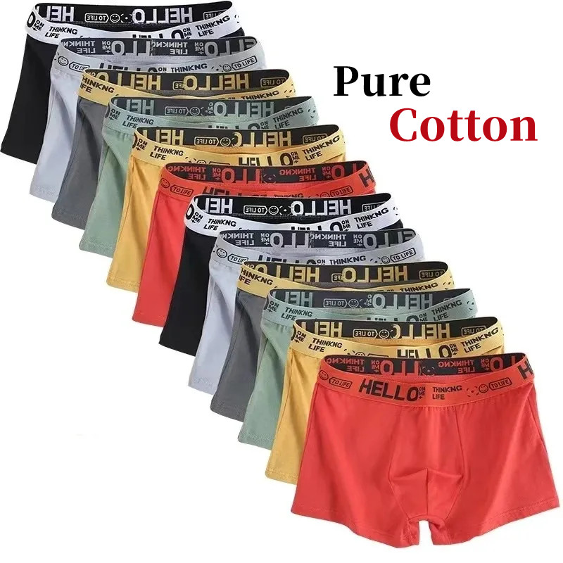 10Pieces/ Men's Underwear Men  - Boxer Shorts Modal บทวิจารณ์และราคา