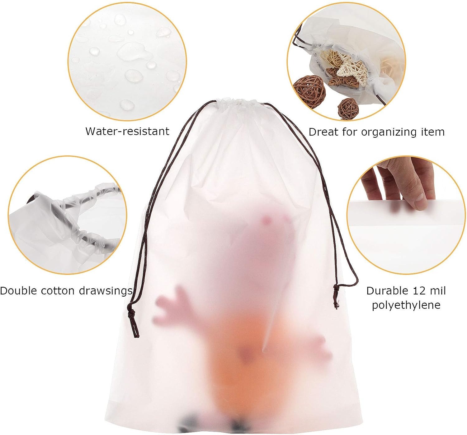 10 Pcs Shoe Bags For Travel Wa - Multi Pack Underwear บทวิจารณ์และราคา