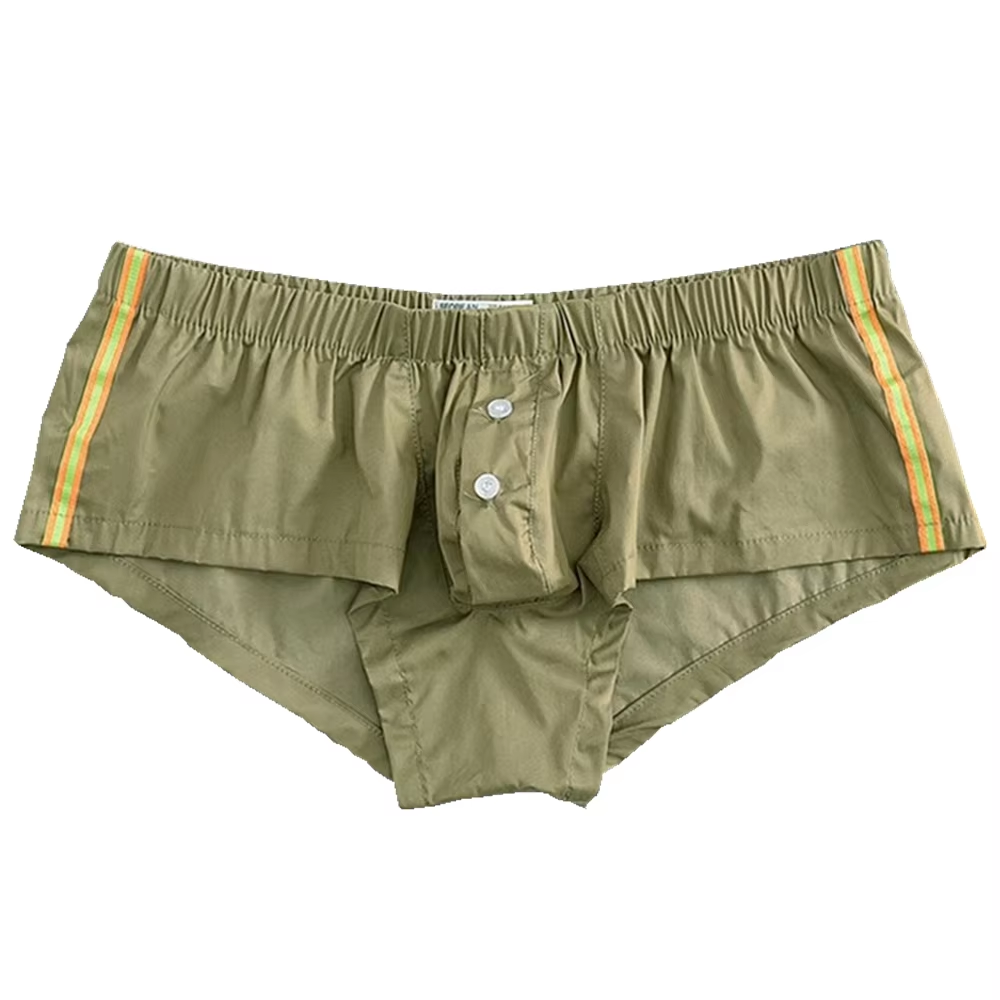 Casual Shorts for Men Sexy Low - Pouch Boxer Pouch บทวิจารณ์และราคา
