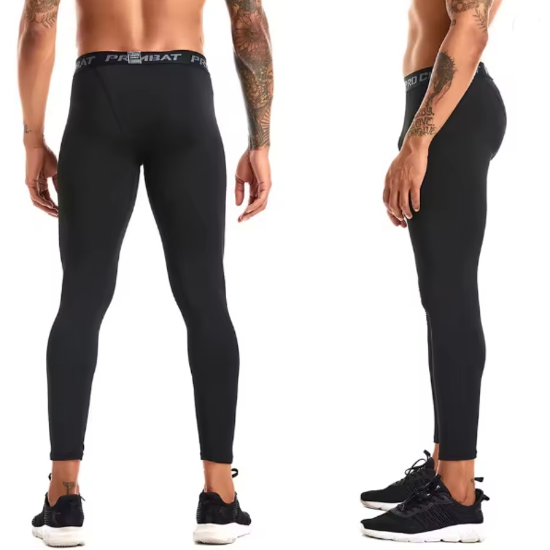 Running Tights Men Shorts Spor - Compression Long Pant บทวิจารณ์และราคา