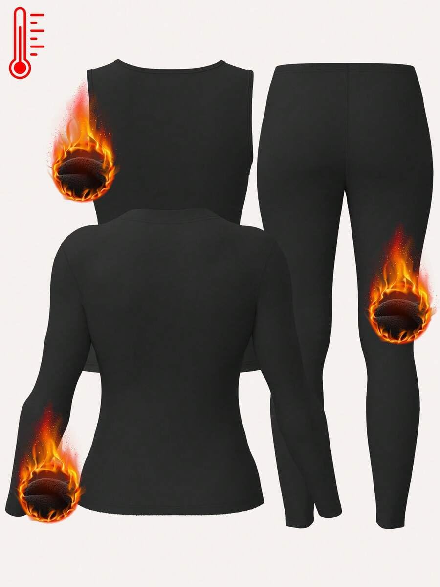 3pcs Women's Thermal Lined The - Quick Dry Underwear บทวิจารณ์และราคา