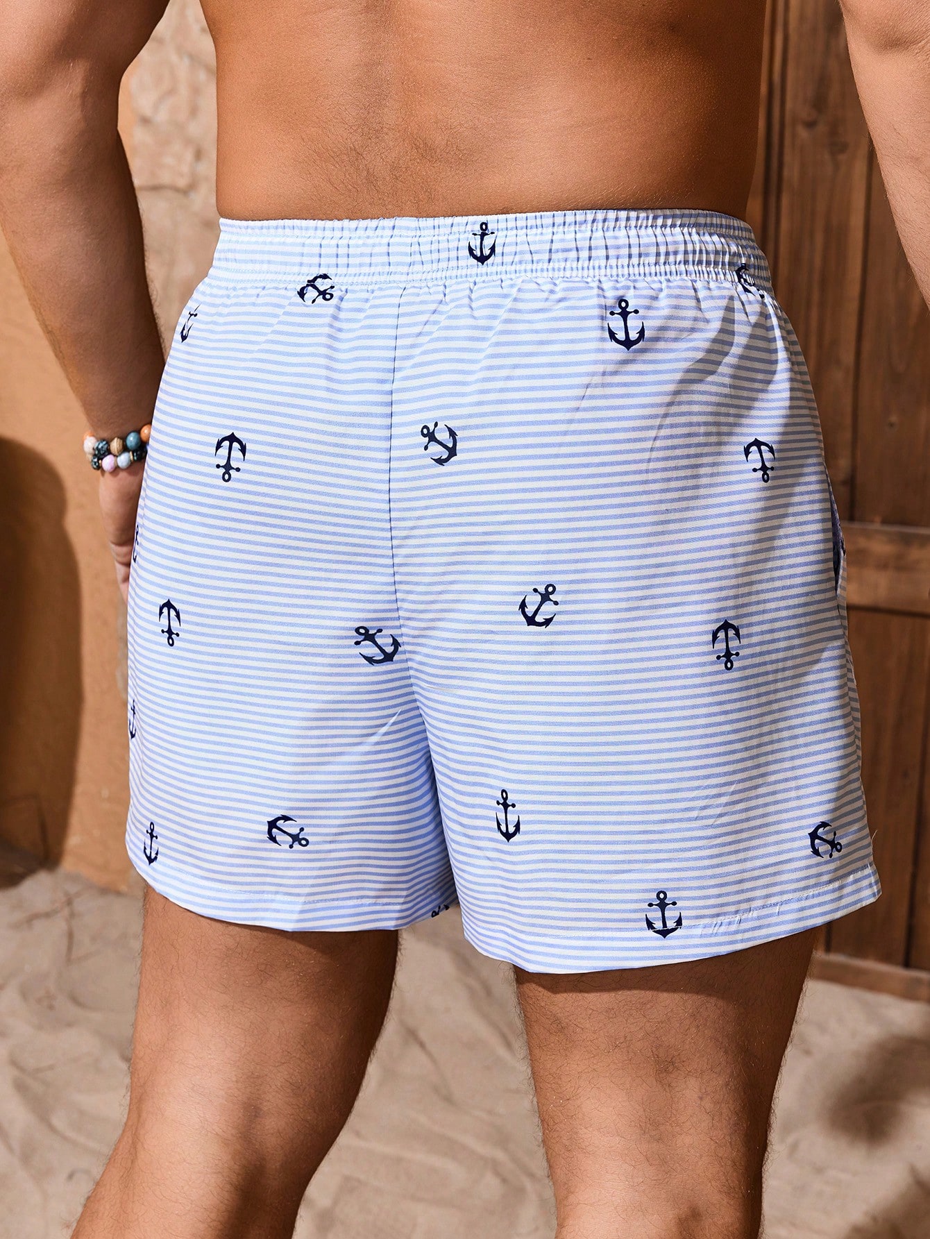 Men's Swimming Trunks Drawstri - Bamboo Fiber Trunk บทวิจารณ์และราคา
