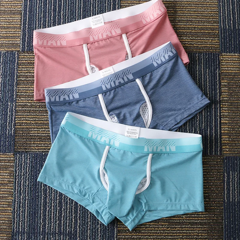 Men's Ice Silk Boxer Briefs, B - Mesh Sport Boxer บทวิจารณ์และราคา