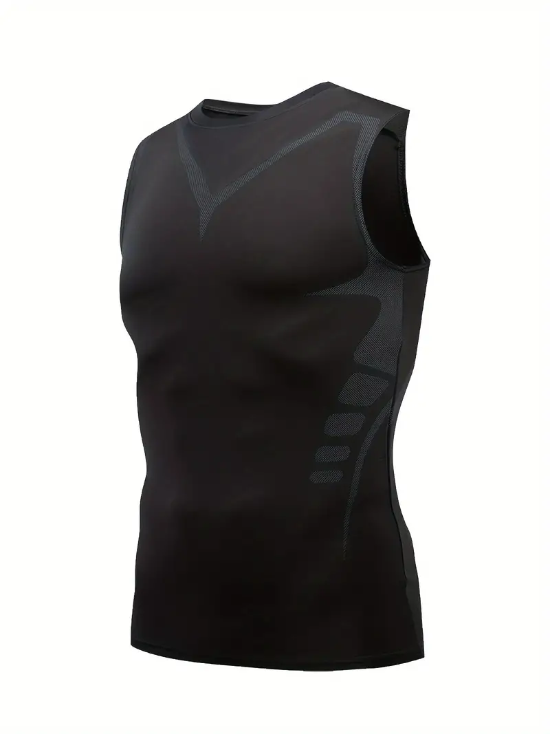 Men's Tight Vest Compression S - T Shirt Tight Fit บทวิจารณ์และราคา