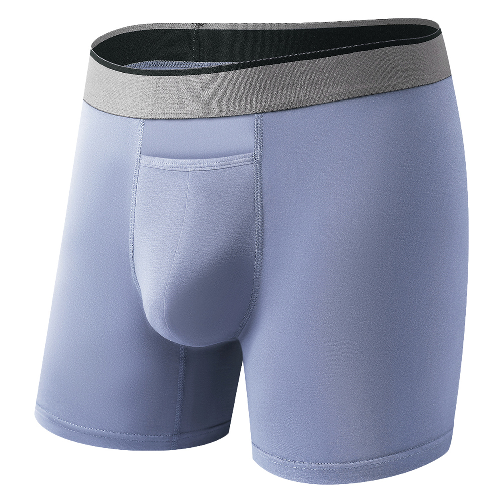 1pc Men Long Leg Shorts Soft U - Long Leg Trunk Men บทวิจารณ์และราคา