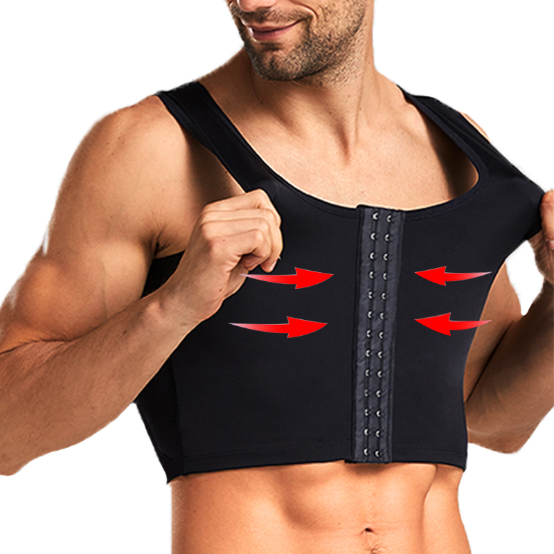 Men's Compression Corset Vest  - Sleeveless Undershirt บทวิจารณ์และราคา