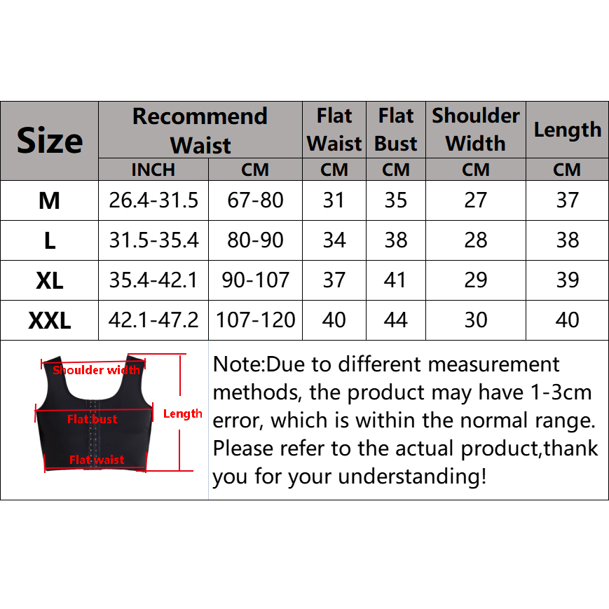 Men's Compression Corset Vest  - Sleeveless Undershirt บทวิจารณ์และราคา