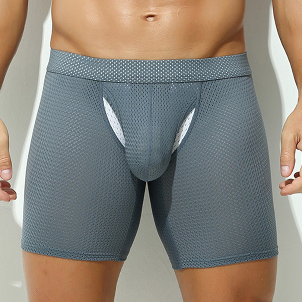 Sexy Lingerie Mens Mesh Underw - Long Leg Trunk Men บทวิจารณ์และราคา