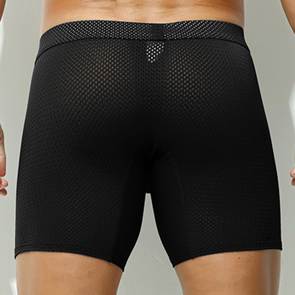 Sexy Lingerie Mens Mesh Underw - Long Leg Trunk Men บทวิจารณ์และราคา