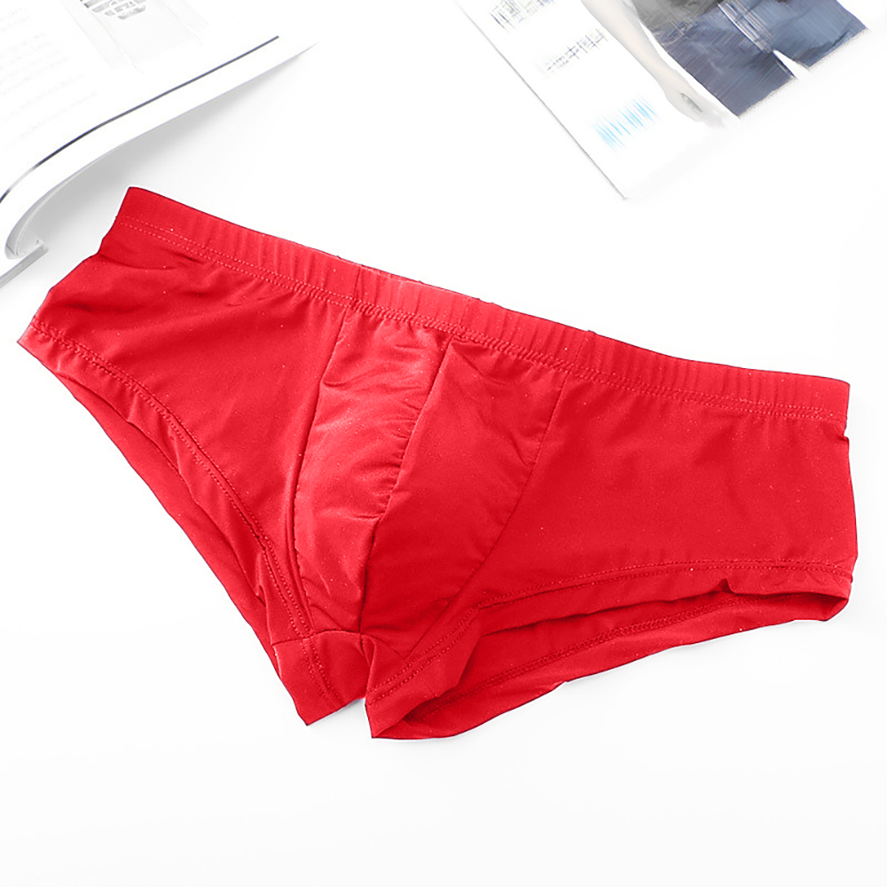 Ice Silk Underwear Boxer Brief - Pouch Boxer Pouch บทวิจารณ์และราคา