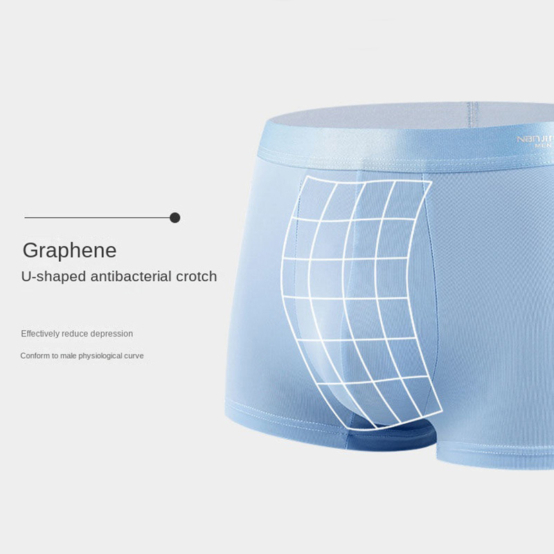 4pcs Boxer Shorts Men's Ice Si - Multi Pack Underwear บทวิจารณ์และราคา