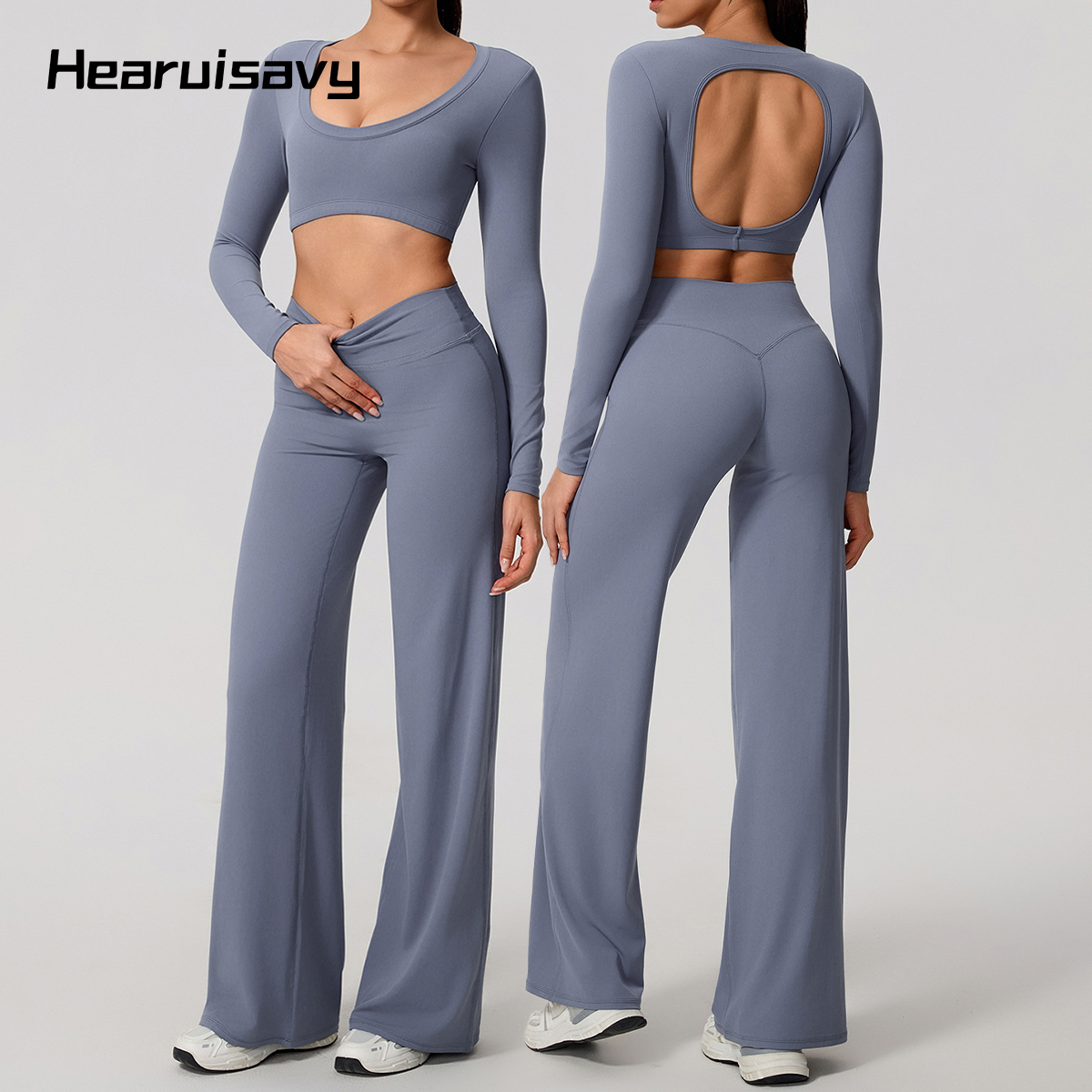 Hearuisavy Sports Set 2Pcs Wom - Compression Long Pant บทวิจารณ์และราคา