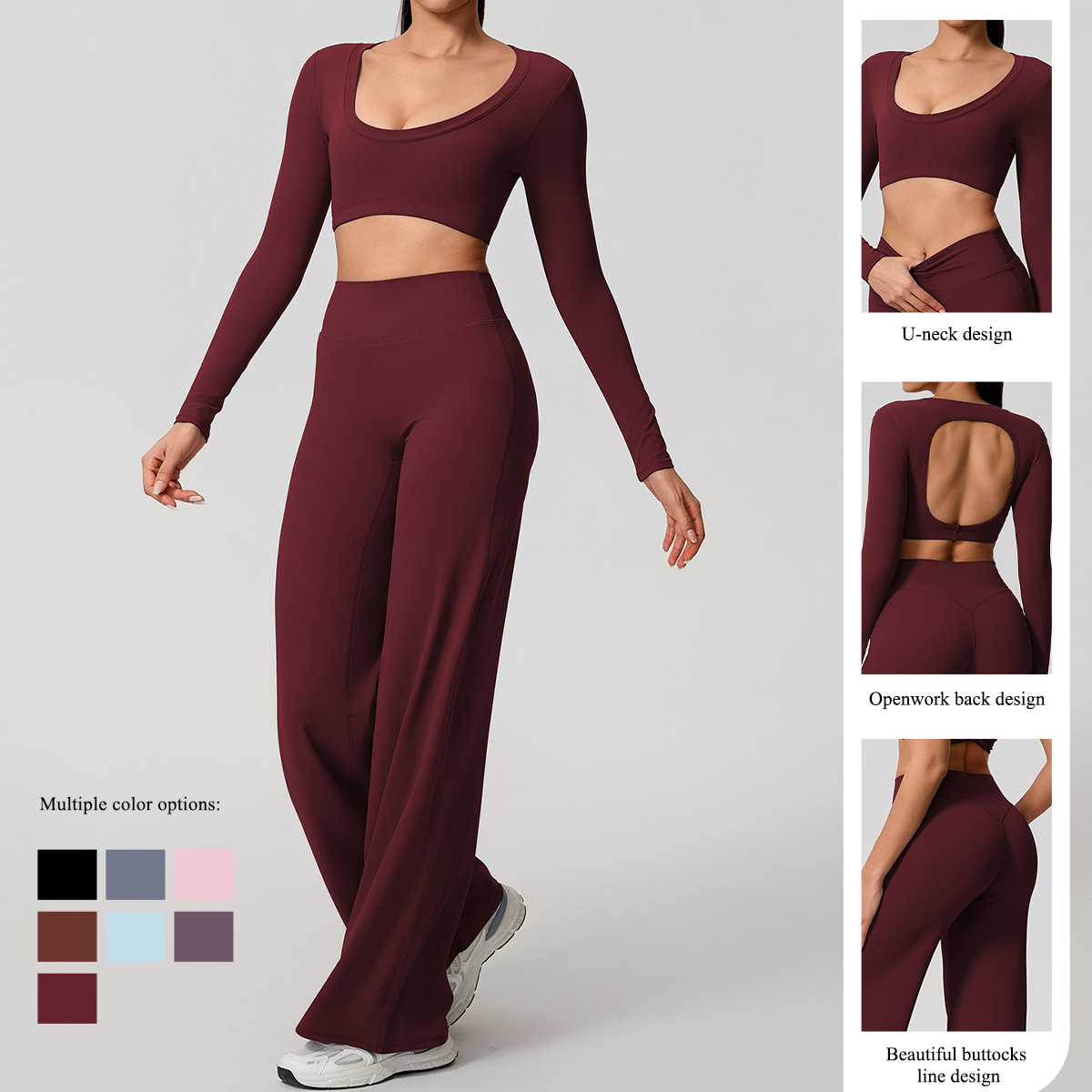 Hearuisavy Sports Set 2Pcs Wom - Compression Long Pant บทวิจารณ์และราคา