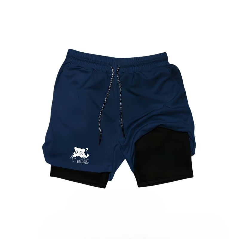 Quick Drying Breathable 2-in-1 - Compression Shorts Athletes บทวิจารณ์และราคา