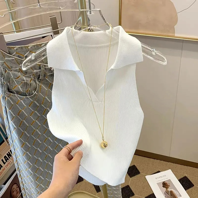 Women's Rose Ribbed Knit Tank  - Tank Top Ribbed บทวิจารณ์และราคา
