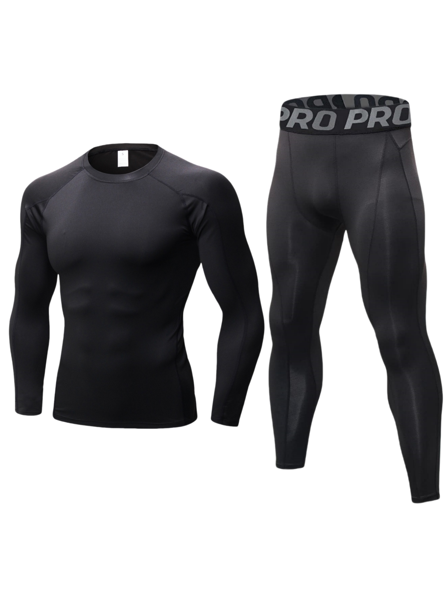 Mens Workout Compression Set P - Compression Long Pant บทวิจารณ์และราคา