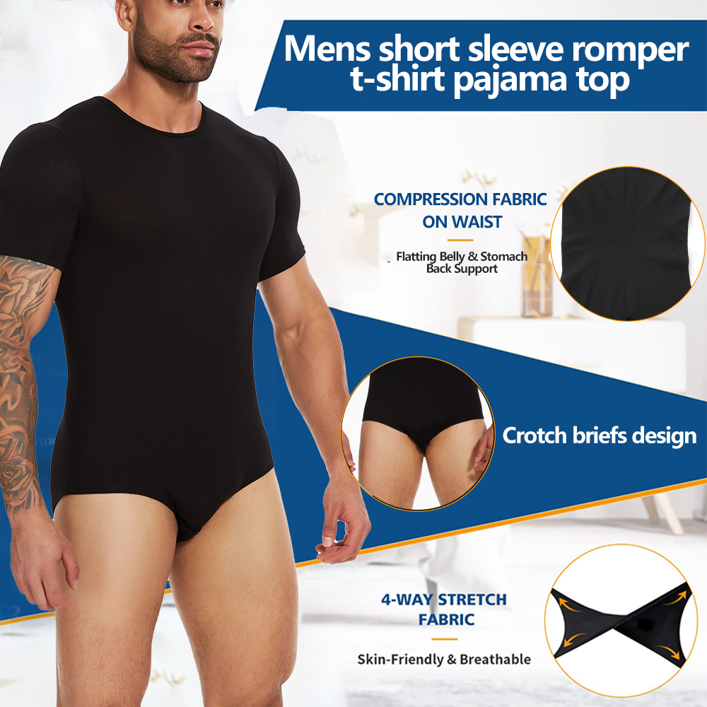 Short Sleeve Full Body Shaper  - Undershirt Crew Neck บทวิจารณ์และราคา