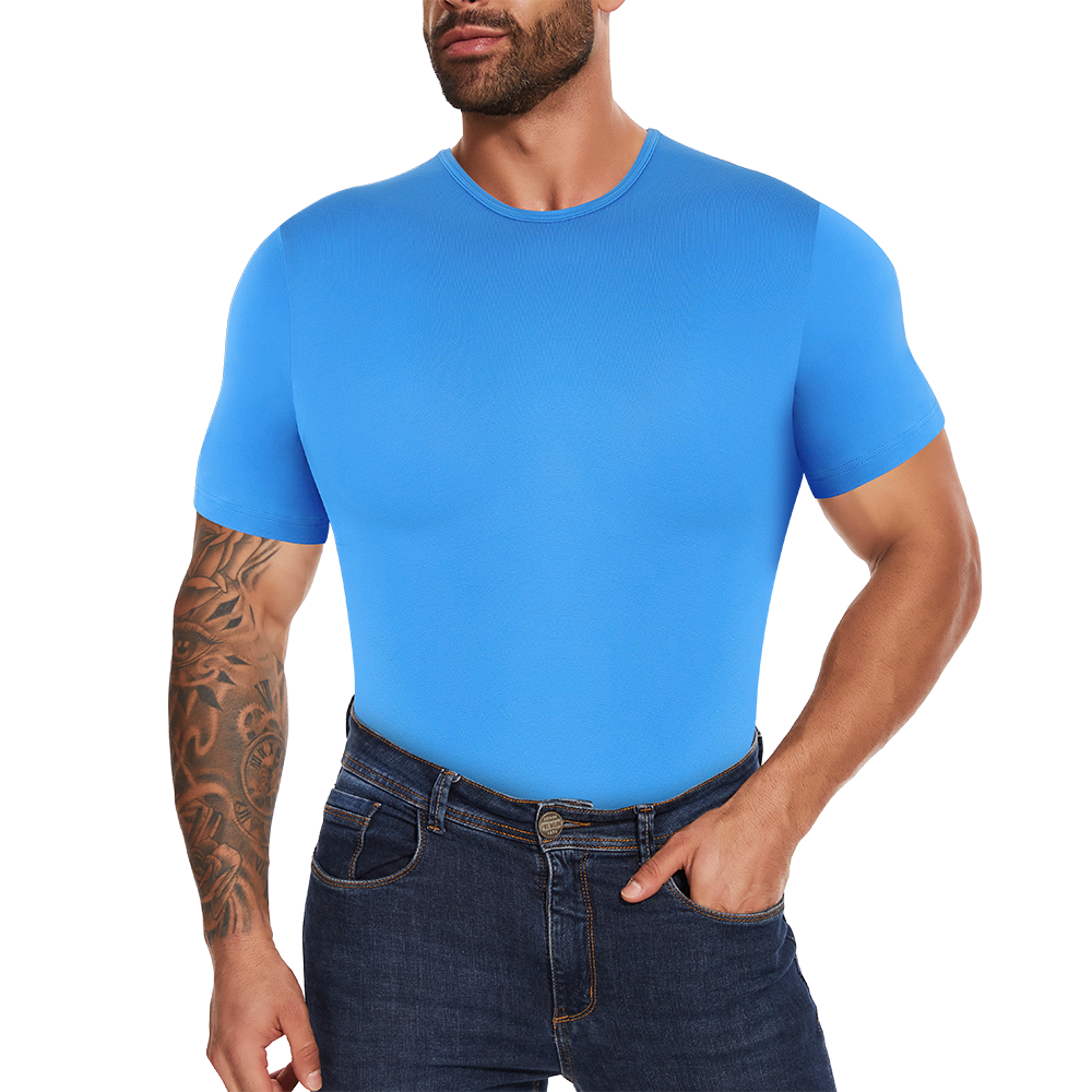 Short Sleeve Full Body Shaper  - Undershirt Crew Neck บทวิจารณ์และราคา