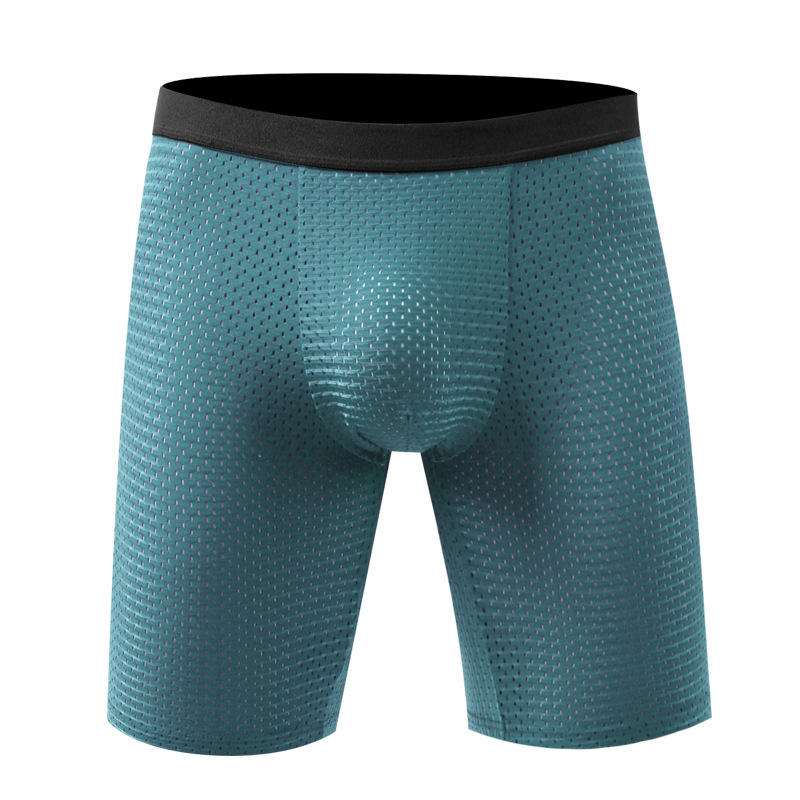 Men's Boxers Shorts Ice Silk M - Long Leg Trunk Men บทวิจารณ์และราคา