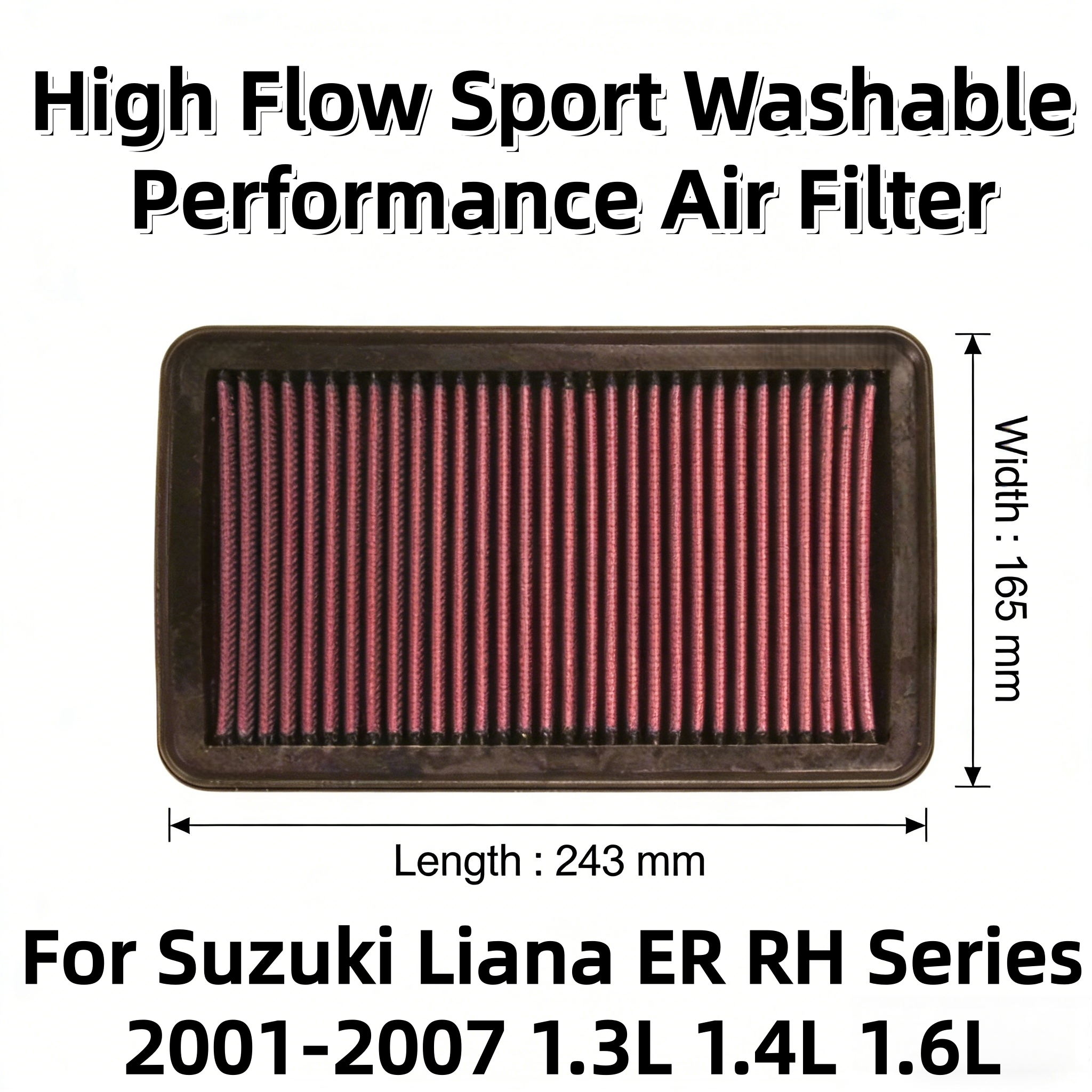 For Suzuki Liana ER RH Series  - Performance Boxer Sport บทวิจารณ์และราคา
