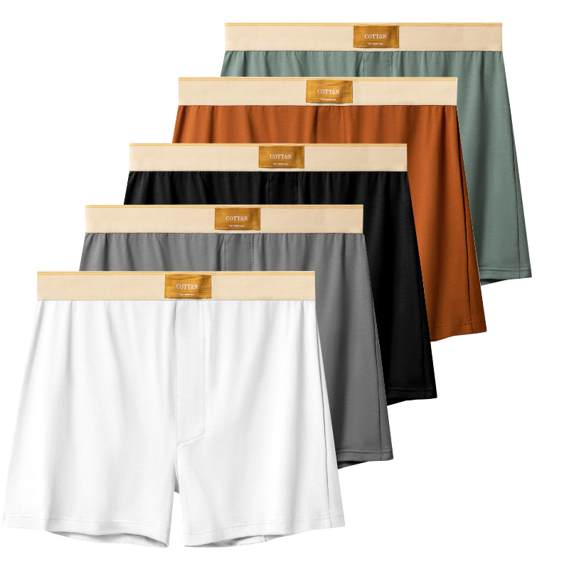 4pcs Male Arrow Pants Men Cott - Boxer Brief Pack Cotton บทวิจารณ์และราคา