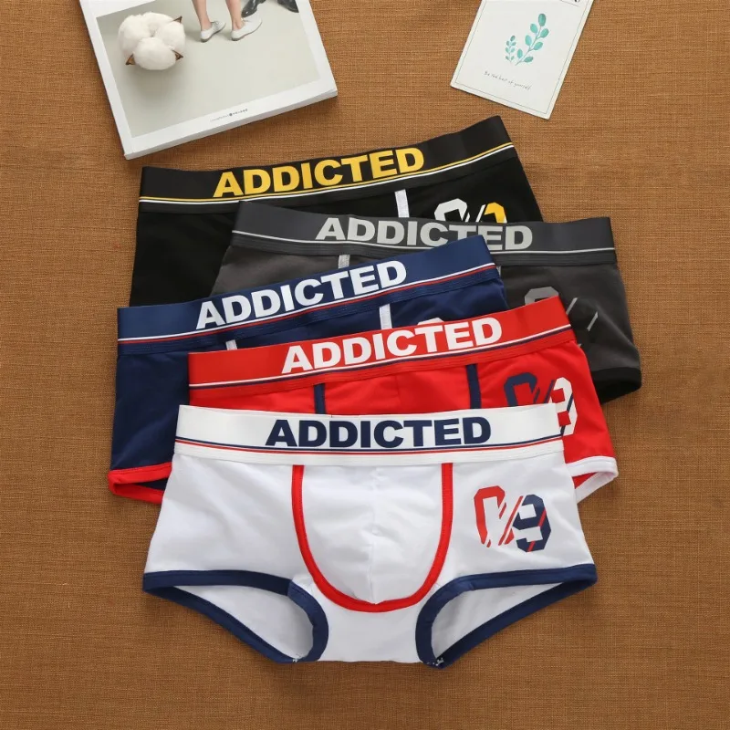 Addicted men's Korean alphabet - Boxer Brief Pack Cotton บทวิจารณ์และราคา