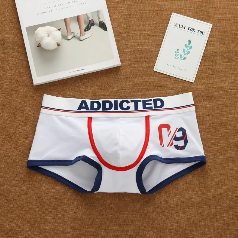 Addicted men's Korean alphabet - Boxer Brief Pack Cotton บทวิจารณ์และราคา