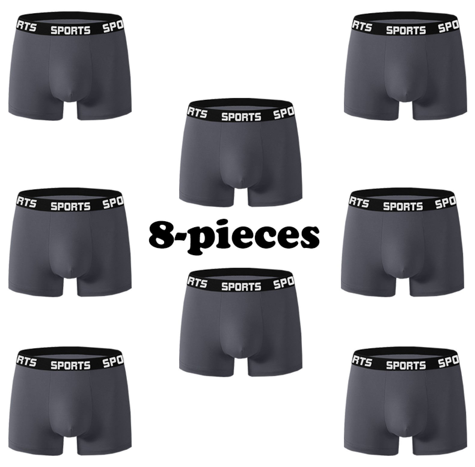 Supreme Comfort 8-Pack Men's S - Performance Boxer Sport บทวิจารณ์และราคา