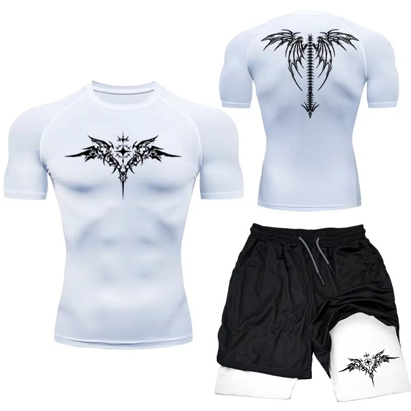New Men's MMA Compression Athl - Compression Shorts Athletes บทวิจารณ์และราคา
