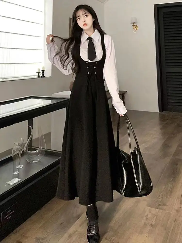 Chic Elegant Dress Sets Women  - Sleeveless Undershirt บทวิจารณ์และราคา