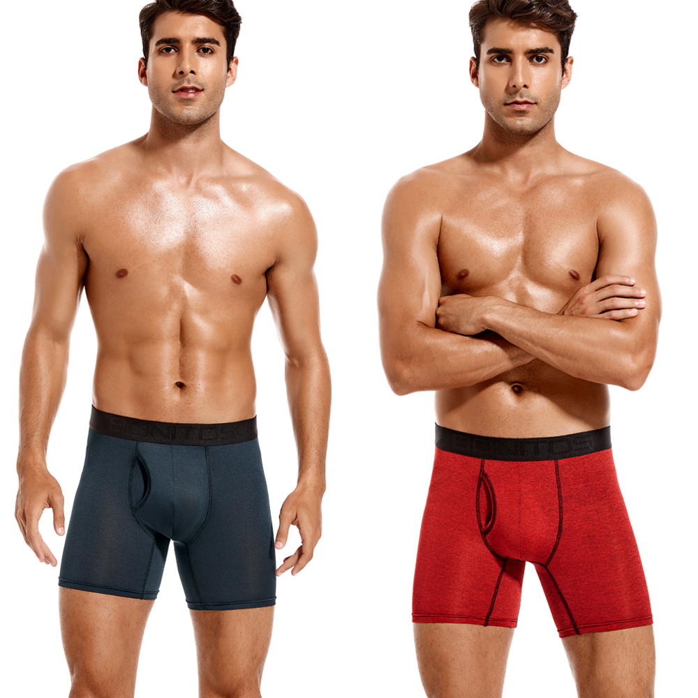 Men's Panties Front Open Under - Boxer Shorts Modal บทวิจารณ์และราคา