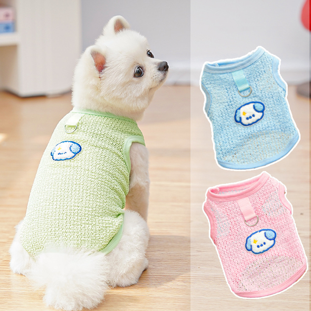 Cute Dog Cooling Vest Solid Br - Sleeveless Undershirt บทวิจารณ์และราคา