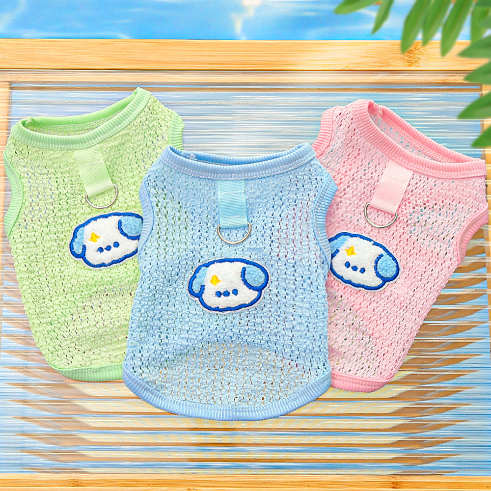 Cute Dog Cooling Vest Solid Br - Sleeveless Undershirt บทวิจารณ์และราคา