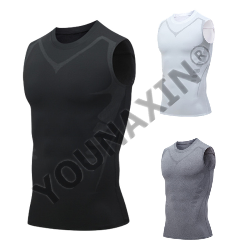 3 Pieces Men's Sleeveless T-Sh - Base Layer Top บทวิจารณ์และราคา