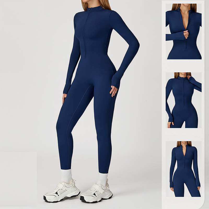 Aiithuug Workout Jumpsuit Zip  - Compression Long Pant บทวิจารณ์และราคา