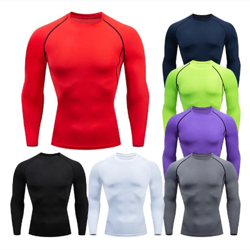 Men Sport T-shirt Quick Dry Bo - T Shirt Tight Fit บทวิจารณ์และราคา