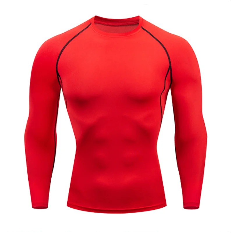 Men Sport T-shirt Quick Dry Bo - T Shirt Tight Fit บทวิจารณ์และราคา