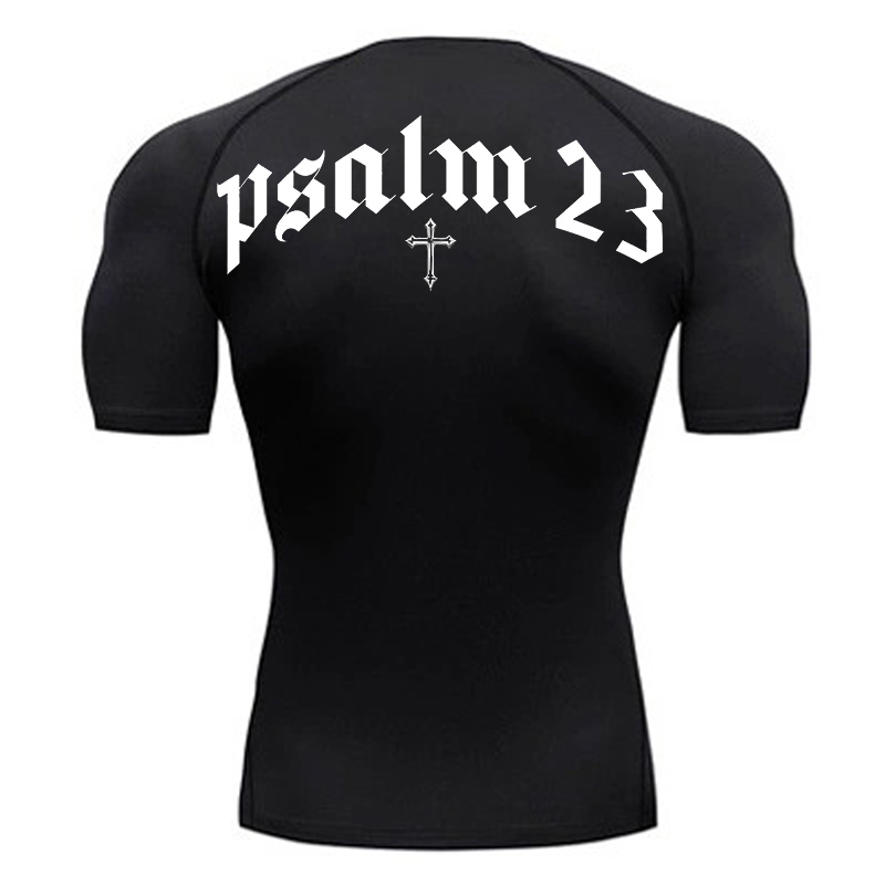 Psalm 23 Cross Print Compressi - Base Layer Top บทวิจารณ์และราคา