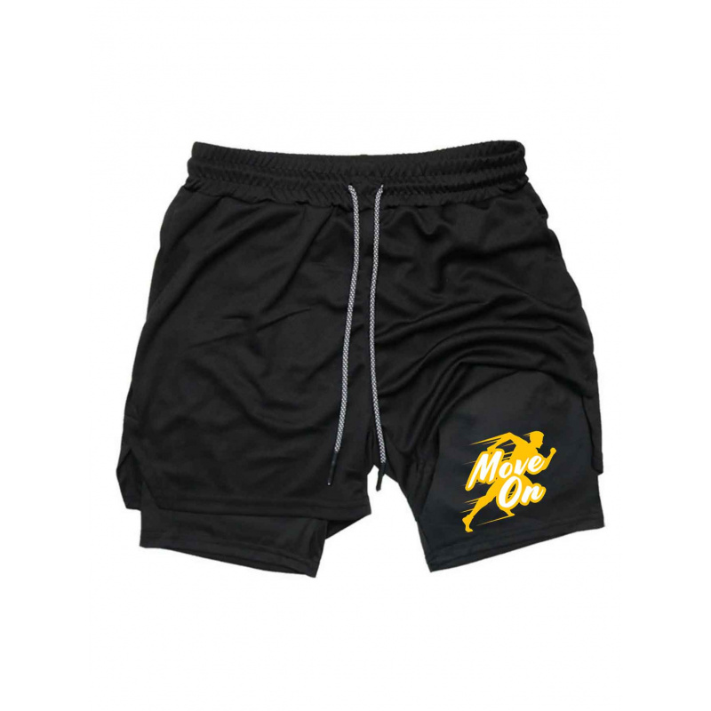 Summer Breathable Two-in-one D - Compression Shorts Athletes บทวิจารณ์และราคา