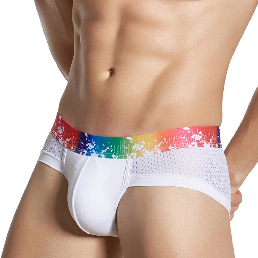 Men Briefs Soft Breathable Mes - Mesh Sport Boxer บทวิจารณ์และราคา