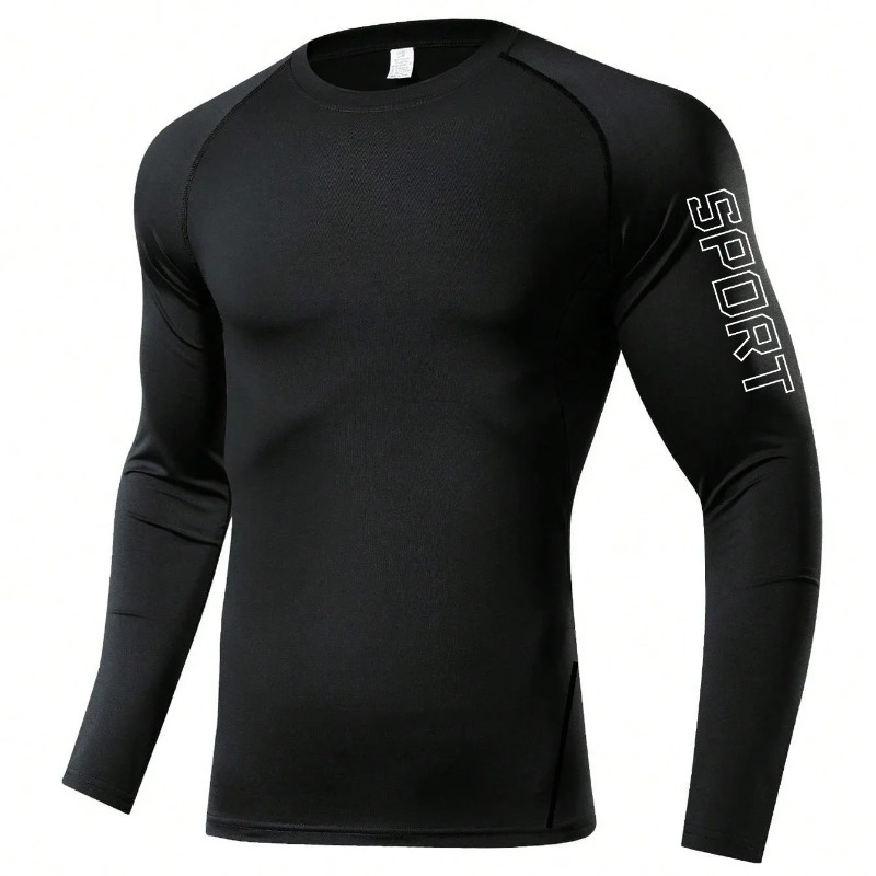 Men Compression Long Sleeve Sh - Base Layer Top บทวิจารณ์และราคา