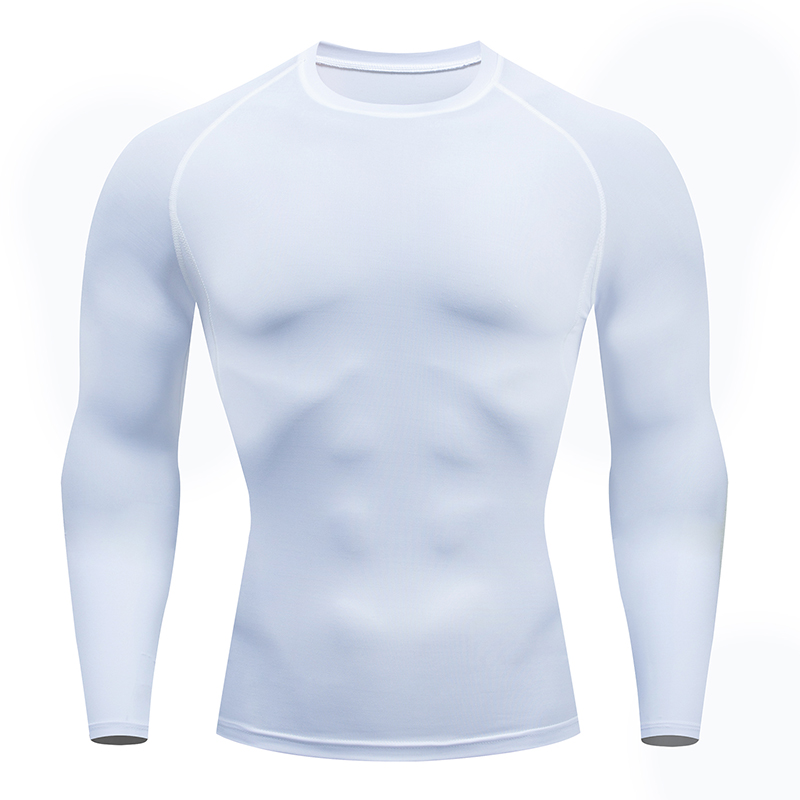 Men Bodybuilding Sports T-Shir - T Shirt Tight Fit บทวิจารณ์และราคา